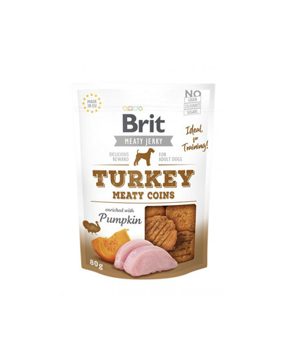 Jerky Snack Turkey Meaty coins 80 g