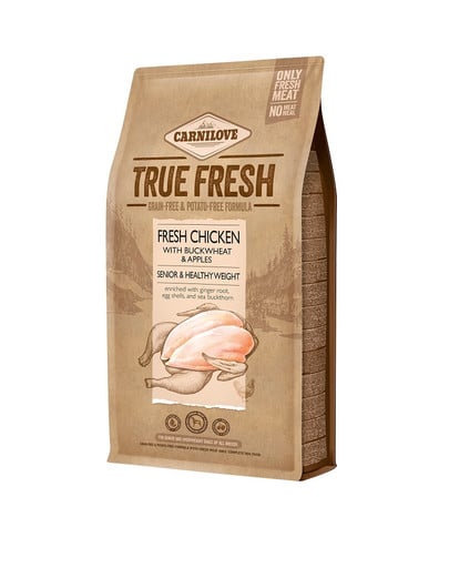 True Fresh Chicken dla starszych psów wszystkich ras 4 kg