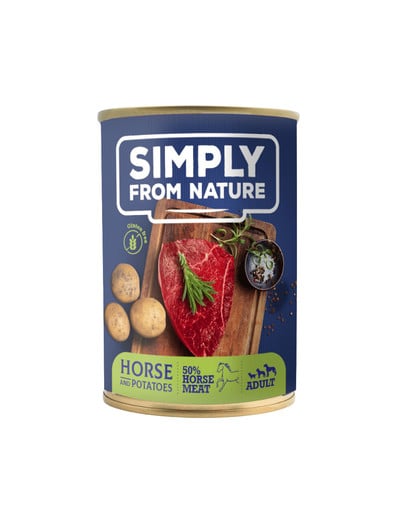 SIMPLY FROM NATURE Mokra karma dla psa Konina z ziemniakami 6 x 400 g + 1 GRATIS