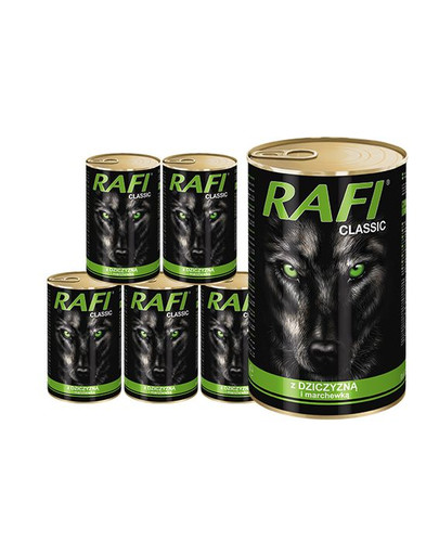 RAFI Classic Dziczyzna i marchewka w sosie 20x1240g
