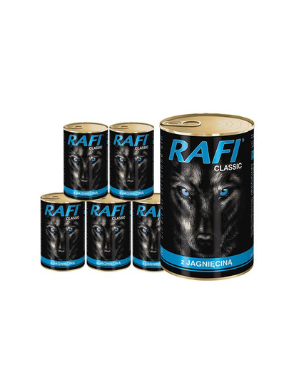 RAFI Classic z jagnięciną w sosie 20x1240 g