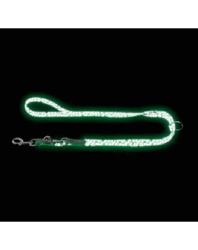 Smycz Przepinana Convenience Reflect Glow Leo 200cmx2cm