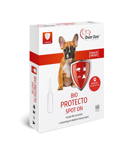 Bio Protecto Spot On dla szczeniąt przeciw pasożytom 4x1ml