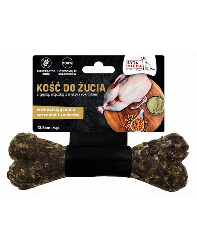 Kość do żucia wzmacniająca dla szczeniąt i senior 13,5 cm