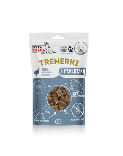 Treningówki z perliczką dla psa 80g