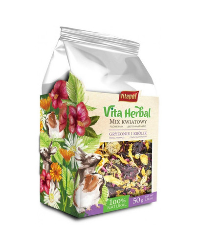 Vita Herbal Mix kwiatowy Dla gryzoni i królika 50g