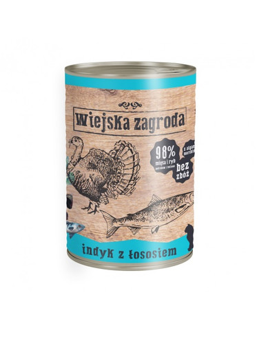 Indyk z Łososiem 400g