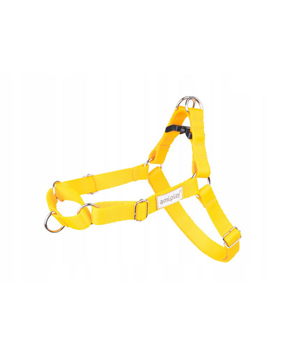 Szelki regulowane EASY GO Samba XL 65-95 x2,5cm Żółte