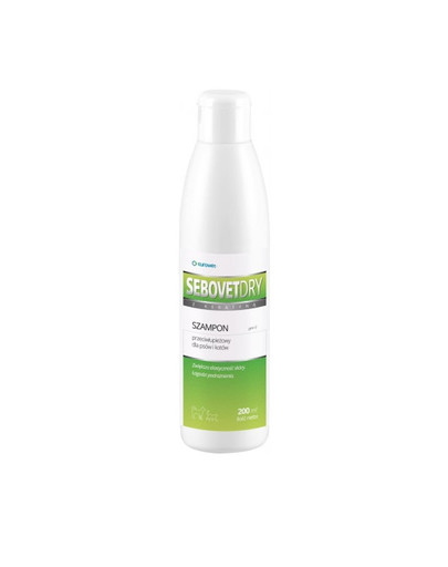 Sebovet-dry szampon przeciwłupieżowy 200ml dla psa i kota