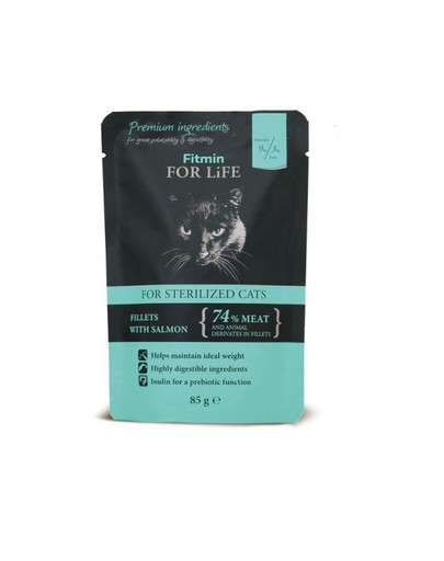 For Life For Sterilized Cats Salmon 85g