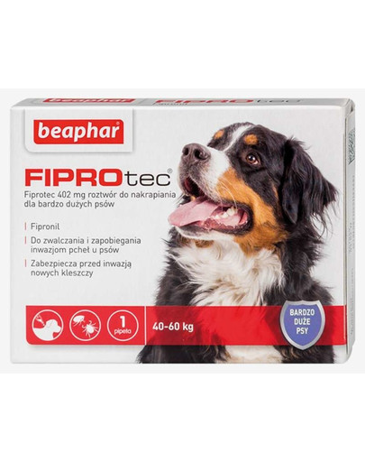 Fiprotec Dog XL 402 mg 1 pipeta kropli p/pasożytom