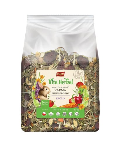 Vita Herbal Karma pełnoporcjowa dla królika 400g