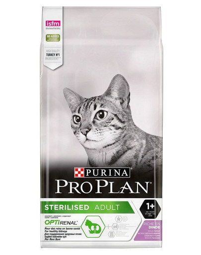Pro Plan Cat Sterilised Optirenal Turkey Sucha Karma dla kota 1.5kg