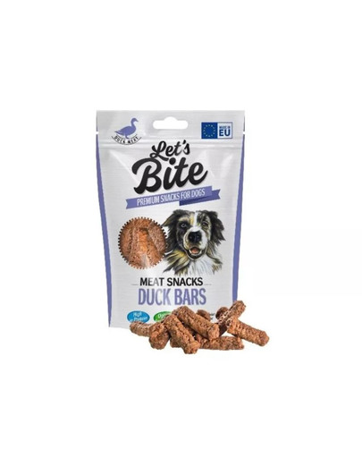 Let’s Bite Meat Snacks bars 80g batoniki z kaczką