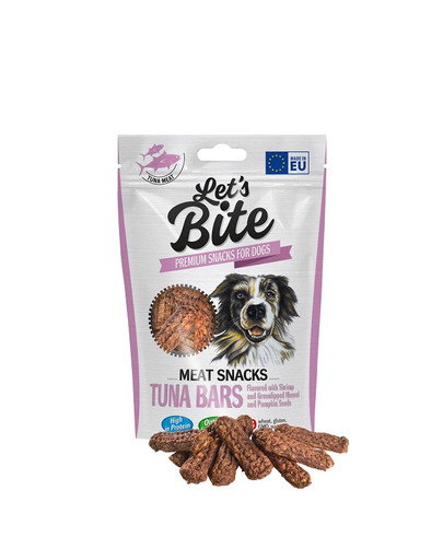 Let’s Bite Meat Snacks bars 80g batoniki z tuńczykiem