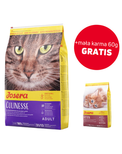 Cat culinesse 10 kg + JOSERA Cat Minette Kitten 60 g GRATIS