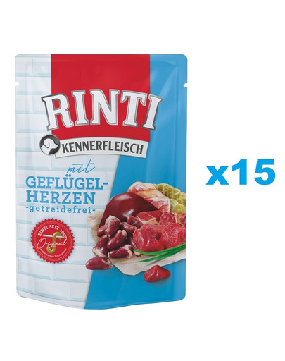 RINTI Kennerfleisch Beef Wołowina saszetka 15 x 400 g