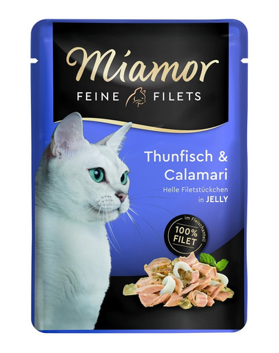 Feine Filets tuńczyk i kalmary  saszetka 100 g