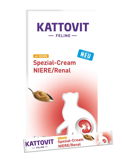 Renal Cream 6x15g przysmak dla kota Krem z kurczaka