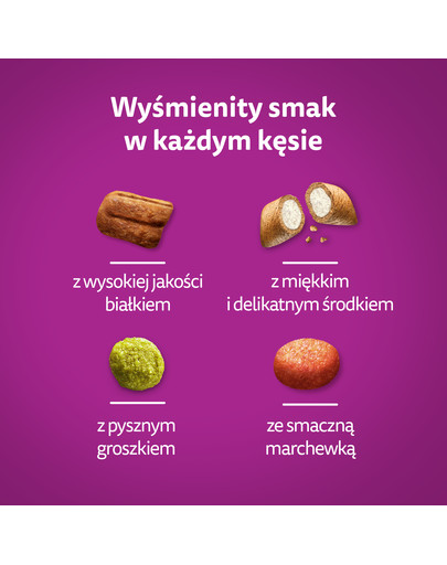 WHISKAS Adult 6x1,9 kg sucha karma dla dorosłych kotów z pysznym tuńczykiem