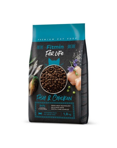 Cat For Life Adult Fish and Chicken 1,8 kg dla dorosłych kotów z rybą i kurczakiem
