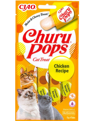 Churu Pops Chicken 4x15g z kurczakiem dla kota