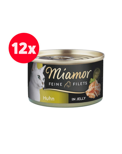 MIAMOR Feline Filets Kurczak w galaretce 12 x 100 g
