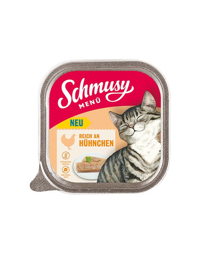 SCHMUSY MENÜ taczki 100 g mokra karma dla kotów