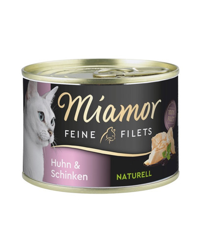 MIAMOR Feline Filets Naturell w sosie własnym 156 g dla dorosłych kotów