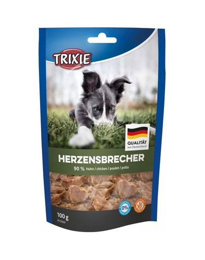 Herzensbrecher 100g przysmak z kurczakiem dla psa