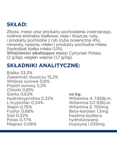 HILL'S Prescription Diet c/d Multicare Stress Urinary Care sucha karma dla kotów z rybą morską 8kg