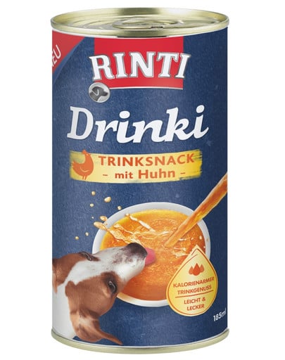 RINTI Drinki puszka 185 ml do picia dla psów