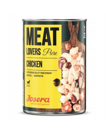 JOSERA Meatlovers Pure 400 g monobiałkowa karma mokra dla psów
