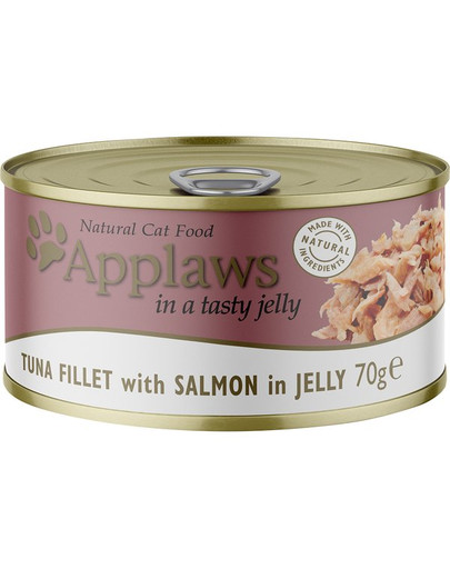 Cat Tin Tuna & Salmon in Jelly Tin 6x70g tuńczyk i łosoś w galarecie