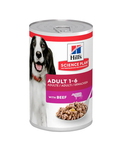 Science Plan Canine Adult Beef 370 g dla dorosłych psów z wołowiną