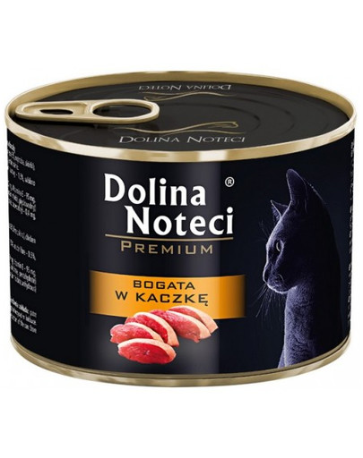 DOLINA NOTECI Premium Bogata w mięso puszka 12x185g dla kota