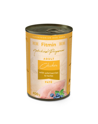 FITMIN Dog Nutritional Programme Tin 400g dla dorosłych psów