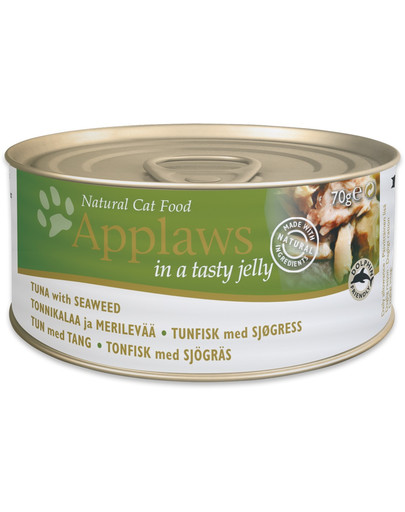 Cat tuńczyk z wodorostami w galarecie dla kota 24x70 g