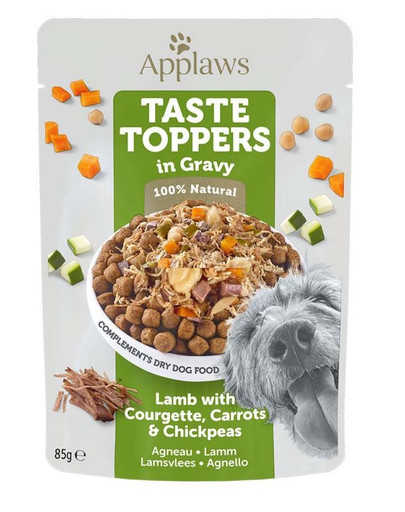 Dog Taste Toppers In Gravy Lamb with Carrots & Chickpeas 12 x 85 g