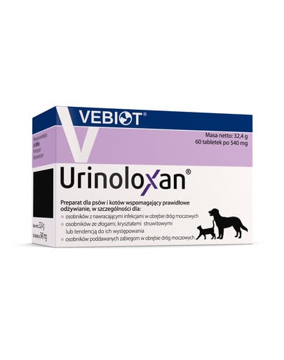Urinoloxan 60 tabl. dla psów i kotów