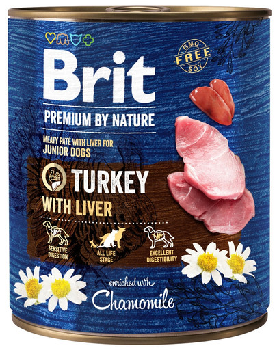 BRIT Premium by Nature 24 x 800 g mokra karma dla psa puszki