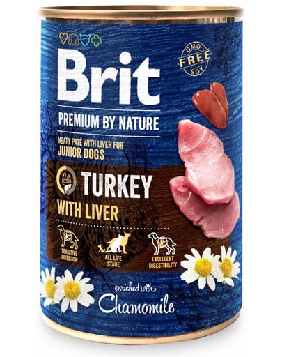 BRIT Premium by Nature 6 x 400 g mokra karma dla psa puszki