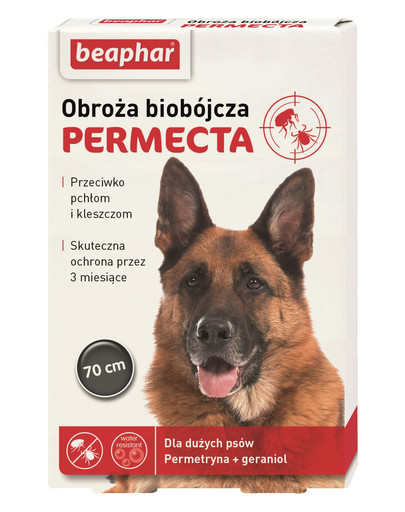 Permecta Dog L Obroża Biobójcza Dla Dużych Psów 70 cm