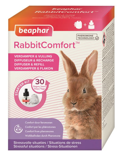 RabbitComfort Calming Diffuser Starter Kit 48 ml uspokajający dyfuzor dla królików