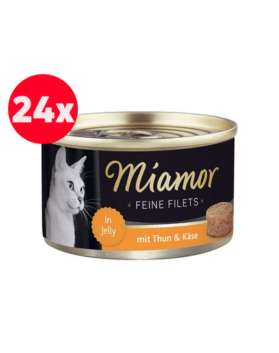MIAMOR Feine Filets tuńczyk i jajko przepiórki 24 x 100 g