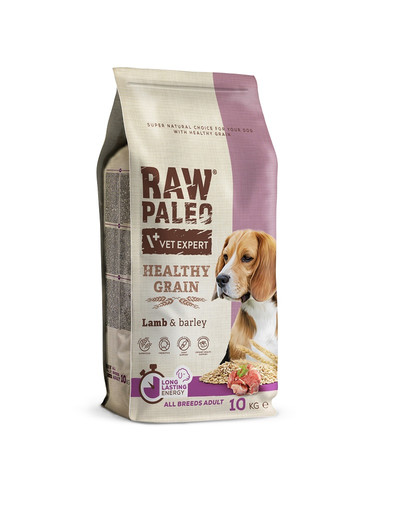 RAW PALEO Heathy Grain Adult Lamb 10 kg z jagnięciną dla dorosłych psów