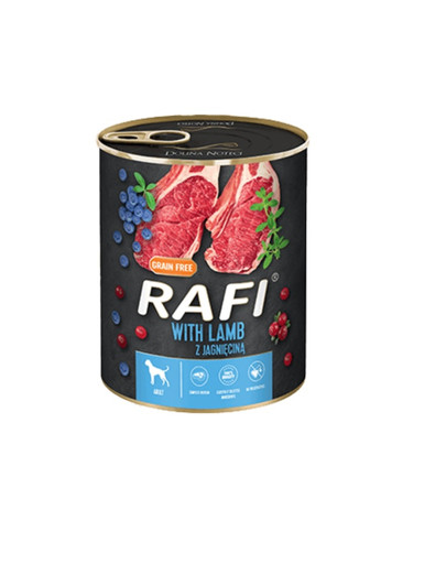 RAFI Lamb z jagnięciną 5 x 800 g mokra karma dla psa