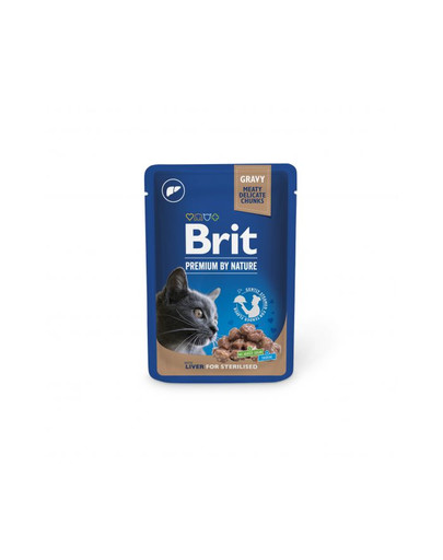 PREMIUM Pouch Liver Sterilized 24x100g z wątrobą dla kotów sterylizowanych