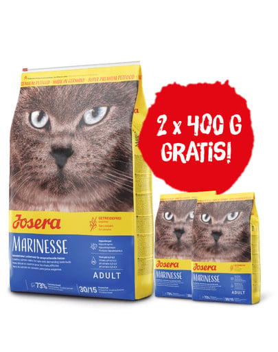 Cat Marinesse hipoalergiczna 10 kg + 2x400g karmy GRATIS!
