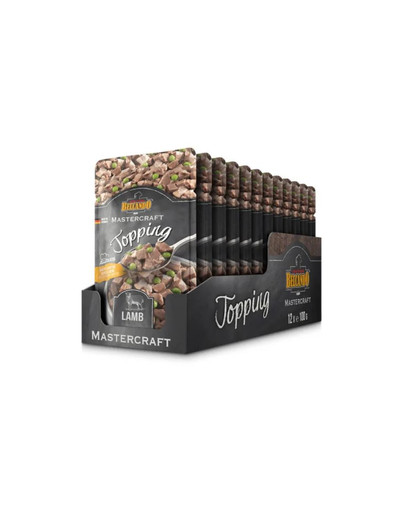 BELCANDO Mastercraft Topping Jagnięcina z Groszkiem 12x100 g